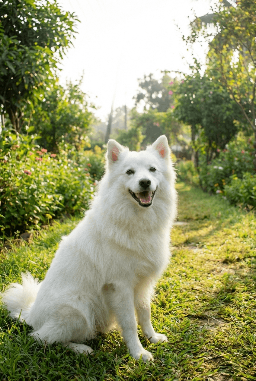 Indian Spitz - Indian climate adapted spitz dog