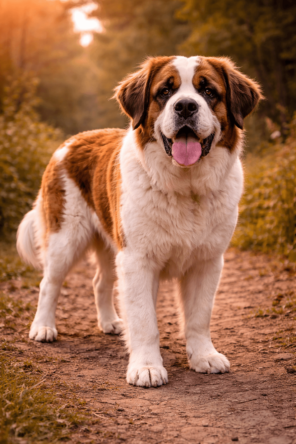 Saint Bernard dog